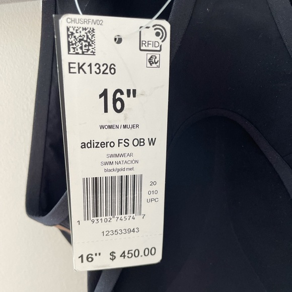 NWT Adidas Adizero Black and Rose Gold Tech Suit - Picture 4 of 7